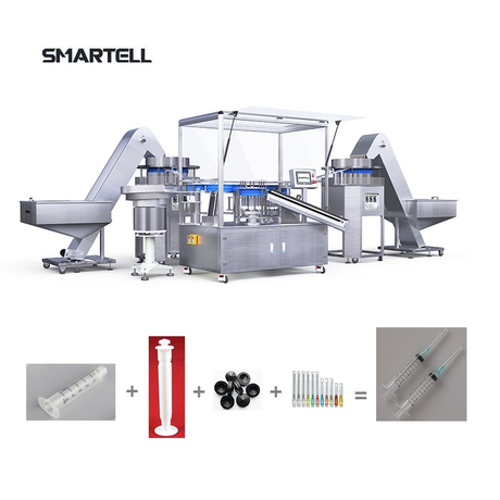 1ml -10ml 3 Parçalı Namlu Piston Contası Hipodemik İğne Şırınga Montaj Makinesi