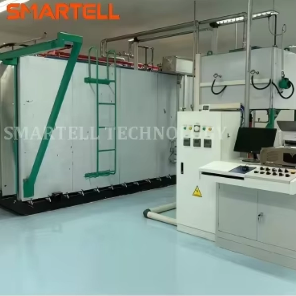 Şırınga üretim hattı ile tıplanan 20m³ etilen oksit sterilizasyon makinesi