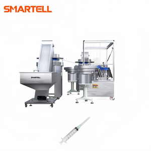 Tek kullanımlık 3 parçalı şırınga otomatik yüksek hızlı makine montaj hattı