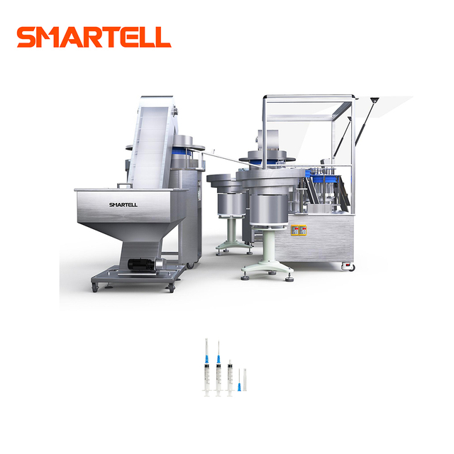 Yüksek Hızlı 1ml 3ml 5ml 10ml 20ml 50ml 60ml Şırınga Otomatik Montaj Makinesi