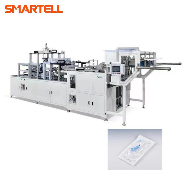 PVC Tüp Sargılı Otomatik İnfüzyon Seti Blister Ambalaj Makinası
