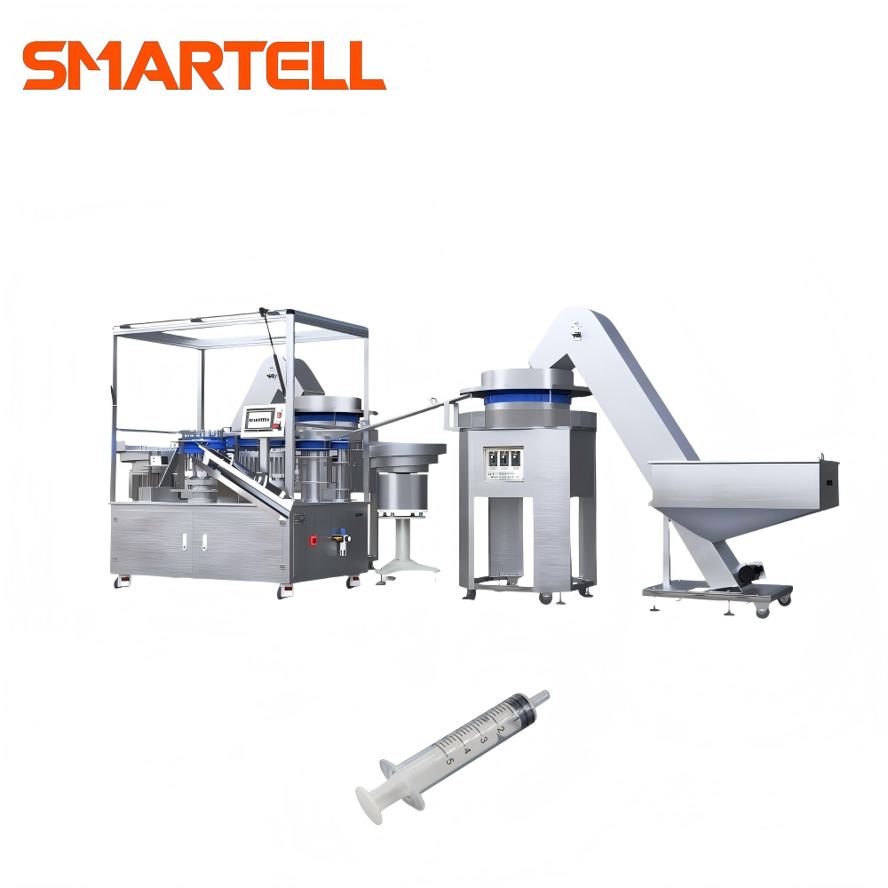 Tıp Endüstrisi Standartları Steril Luer Kayma Şırınga Montaj Makineleri