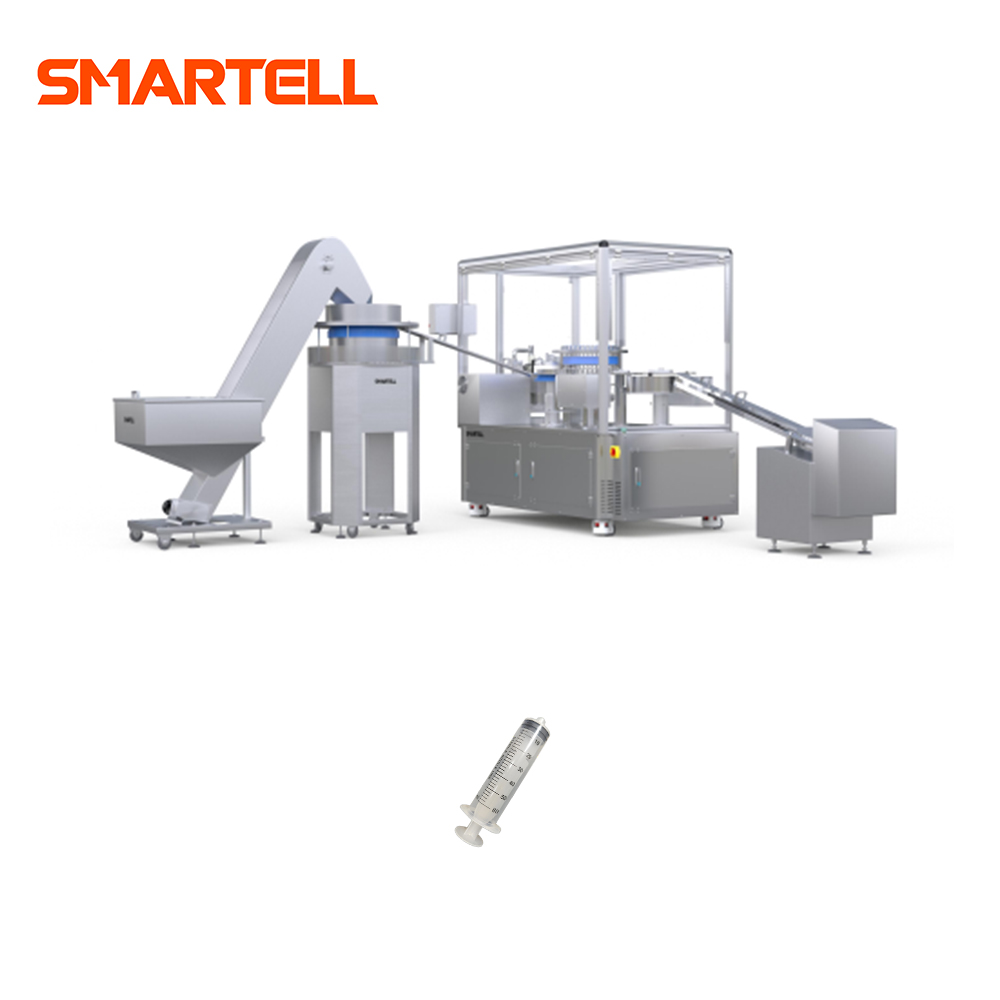 Şırınga Haznesi Tampon Baskı Makinesinde Ölçek Çizgisini ve Logoyu Yazdırın