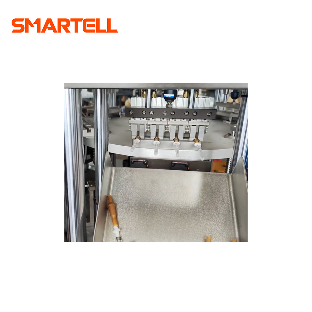 IV İnfüzyon Plastik Set Lateks Tüp Konektörü Montaj Makinesi