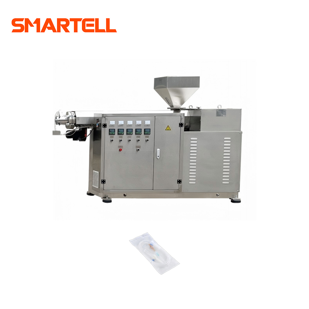 IV İnfüzyon Verme Seti PVC Boru Plastik Ekstrüzyon Makinesi