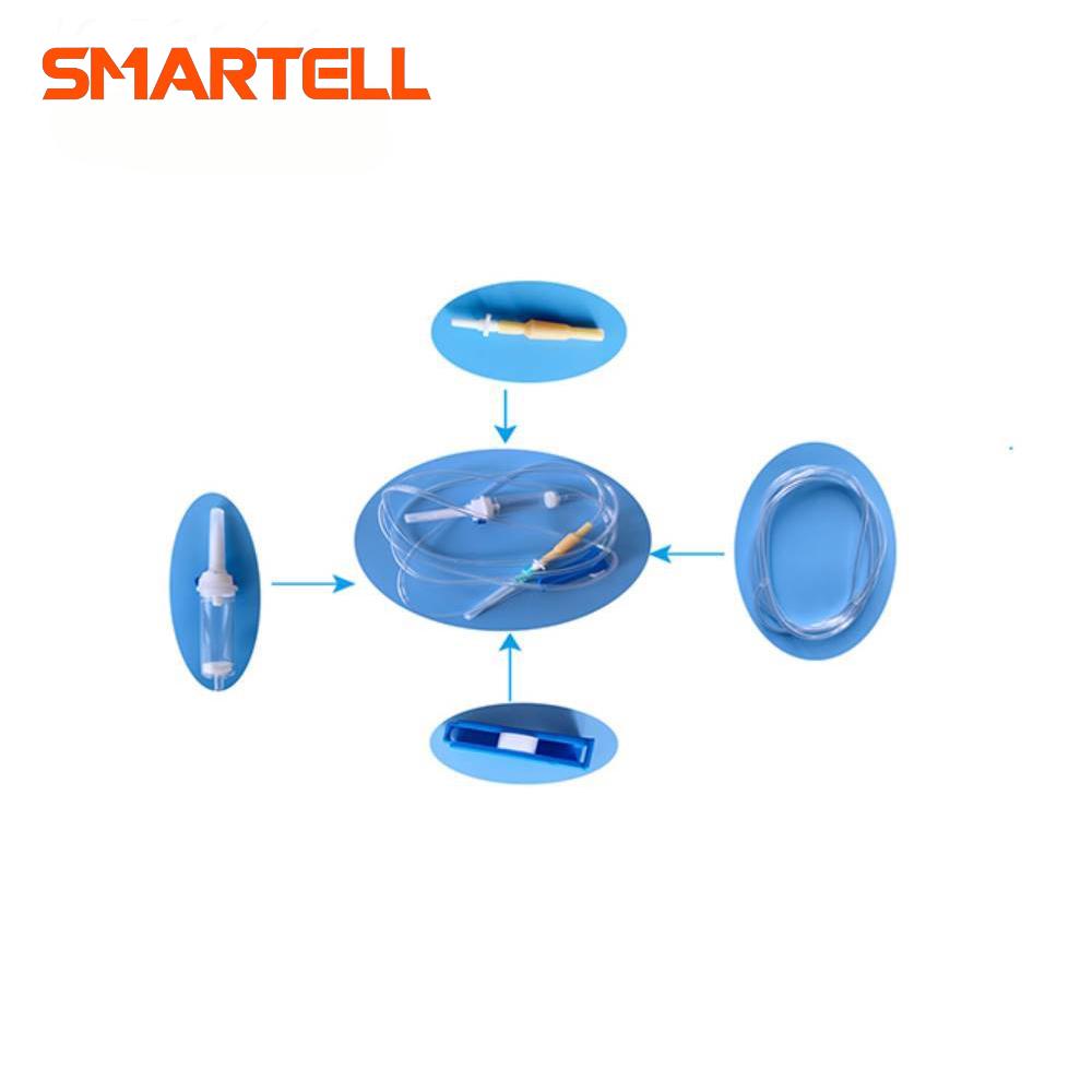 Otomatik İnfüzyon Seti Altı Parçalı Damlama Haznesi Montaj Makinesi