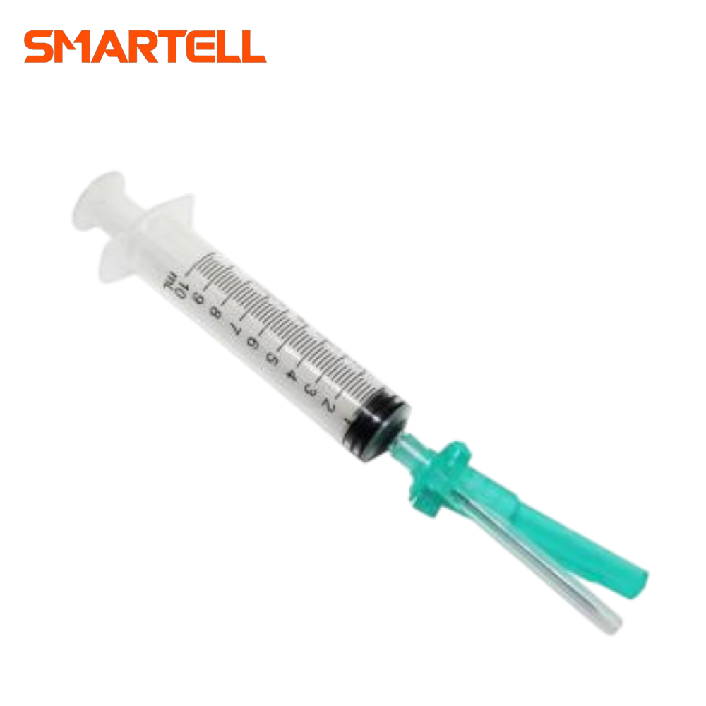 Tıp Endüstrisi Tek Kullanımlık Şırınga Güvenlik İğne Makinesi 1 Yıllık Garanti Ekipmanı