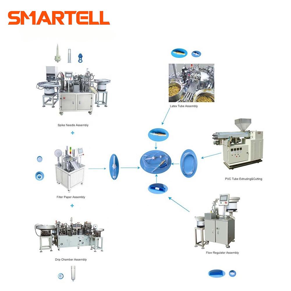 Tıp Endüstrisi Tam Otomatik Akış Regülatörü Montaj Makinesi