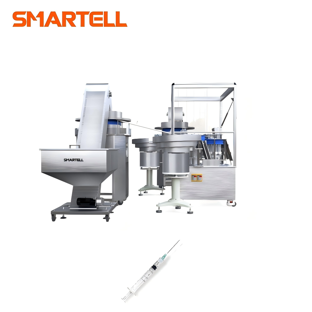 Üretim Tesisi Tıbbi Fabrika Otomatik Tek Kullanımlık 3ml Şırınga Montaj Makinesi Yeni