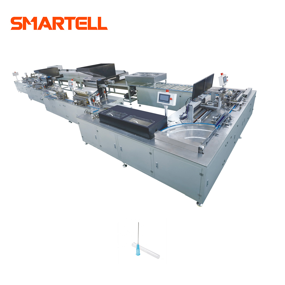 SMT-3104 İğne Göbeği + Kapak + Boru için Yüksek Hassasiyetli Güvenilir İğne Montaj Makinesi