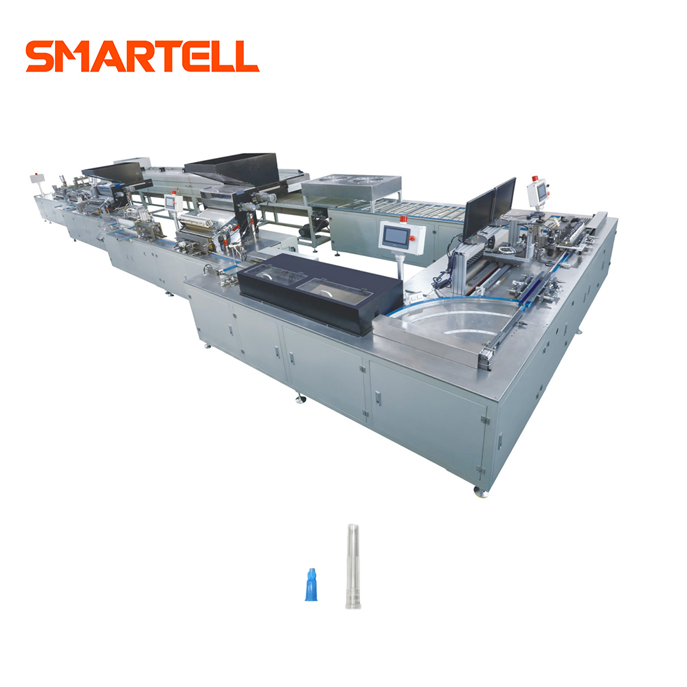 Medikal Endüstrisi Hipodermik Şırınga İğne Yapma ve Montaj Makinesi Kullanıyor