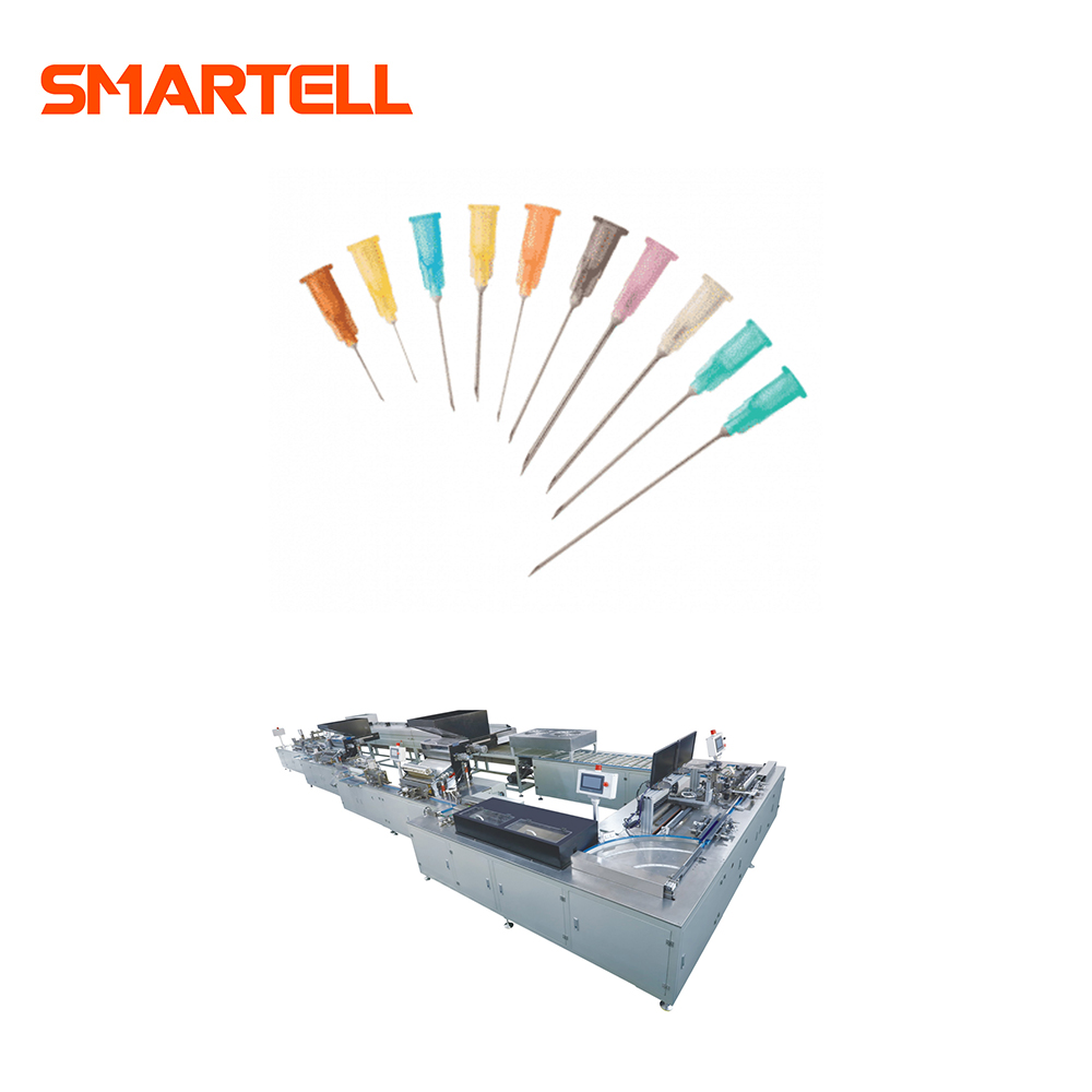 SMT-3104 Montaj Makinesi Düzenli İğne Kapağı/Lekeli Çelik Boru/Göbek Üç Parçalı Montajlı