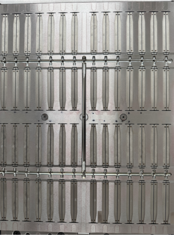 5ml 56 boşluklu şırınga piston kalıbı