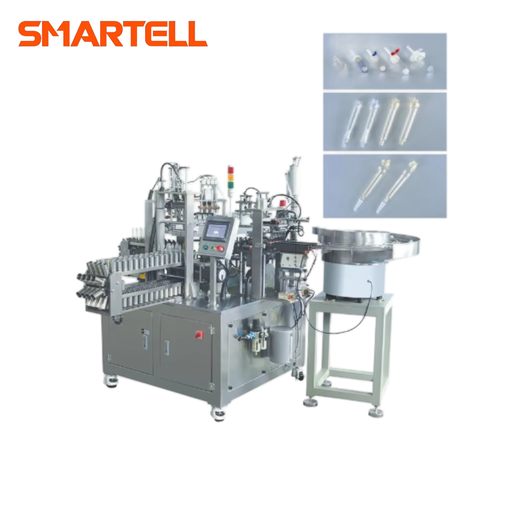 İnfüzyon seti için damla odası otomatik montaj makinesi