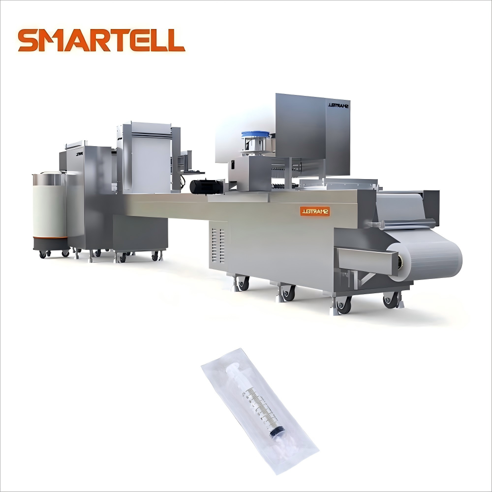 1ml ila 60ml tek kullanımlık şırınga blister paketleme makinesi