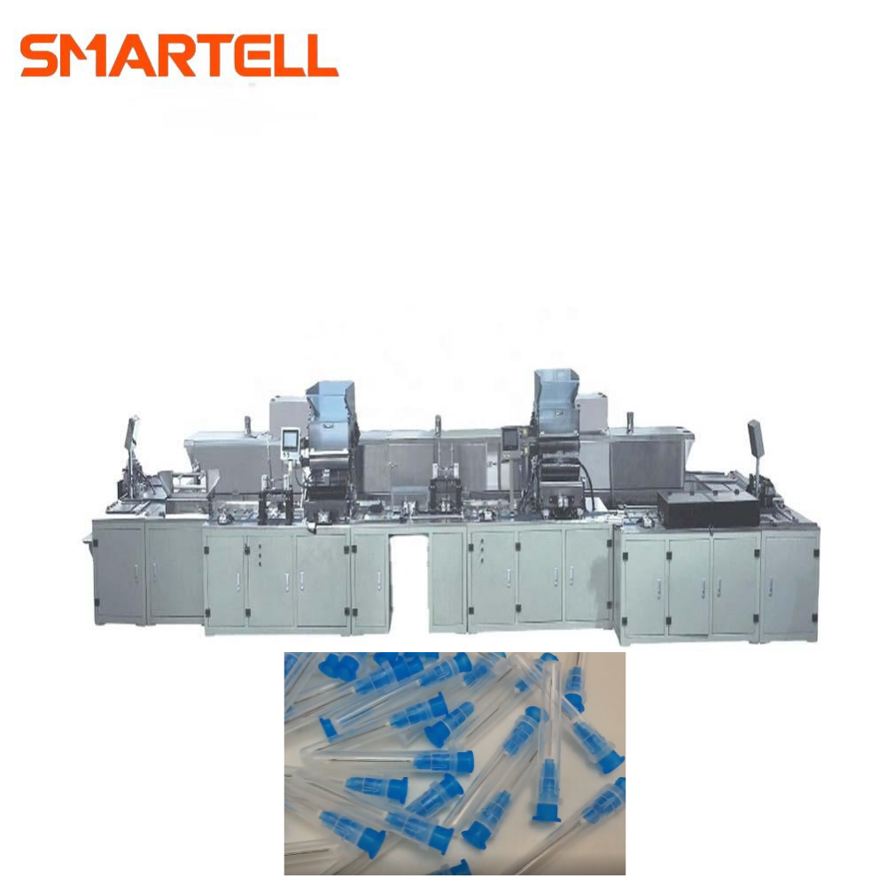 Medikal Endüstrisi Hipodermik Şırınga İğnesi Montaj Makinesi Kullanın 1 yıl garanti