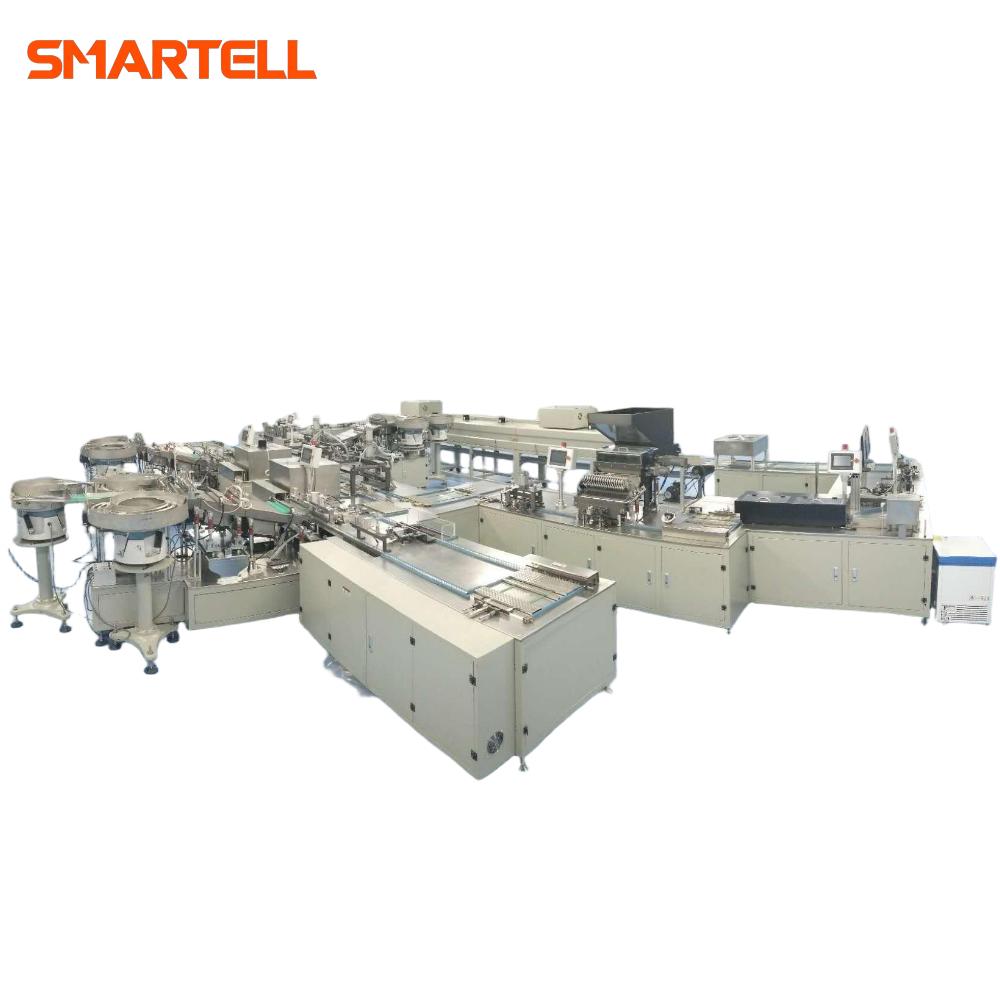 Otomatik Çift Turuncu Kapak 1ml İnsülin Şırınga Montaj Makinesi Hattı