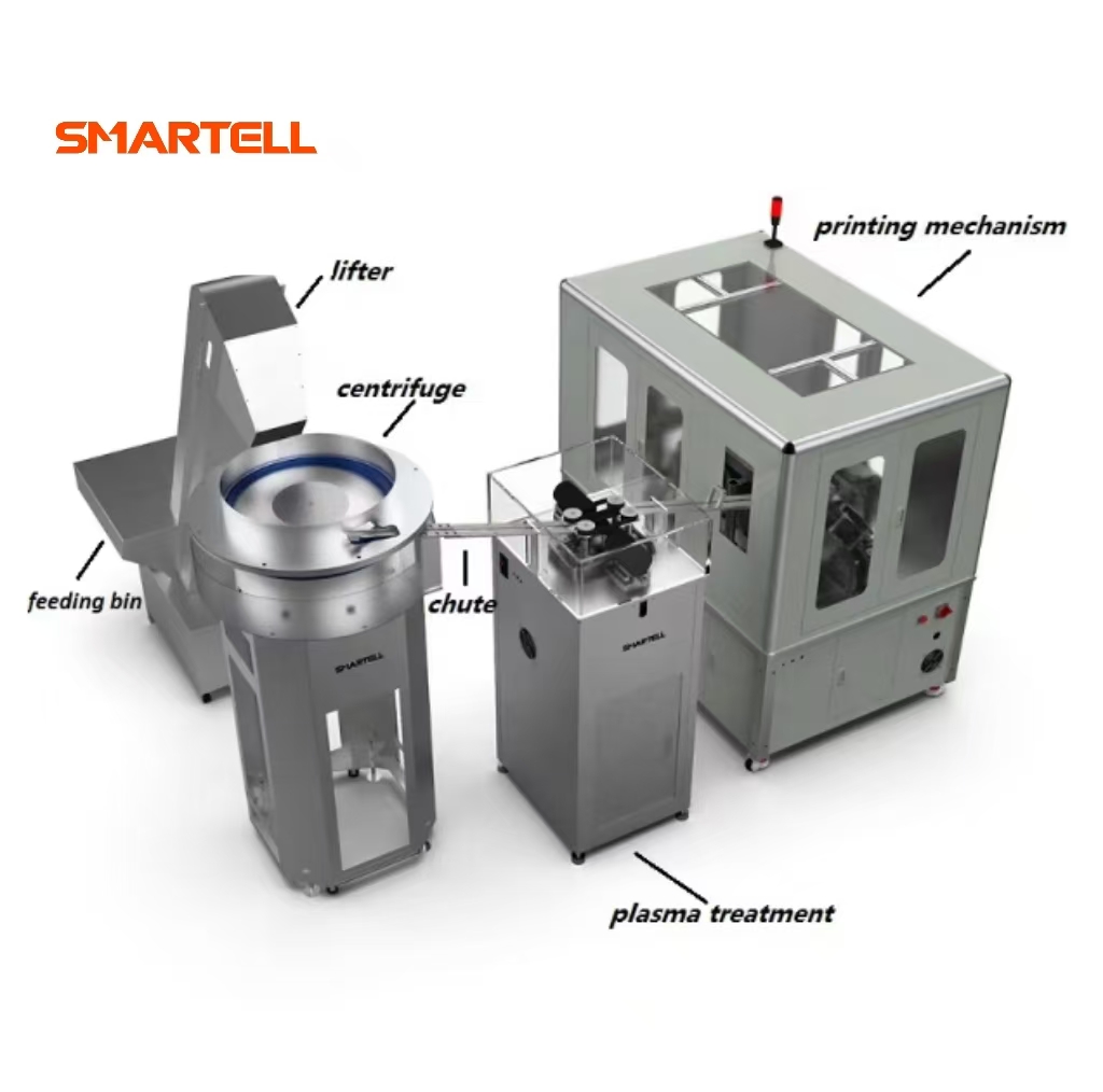 Tıbbi Sarf Malzemeleri 10ml Tek Kullanımlık Şırınga Namlu Pad Baskı Makinesi