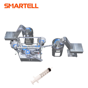 Otomatik tek kullanımlık 5 ml şırınga üretim makinesi montaj makinesi