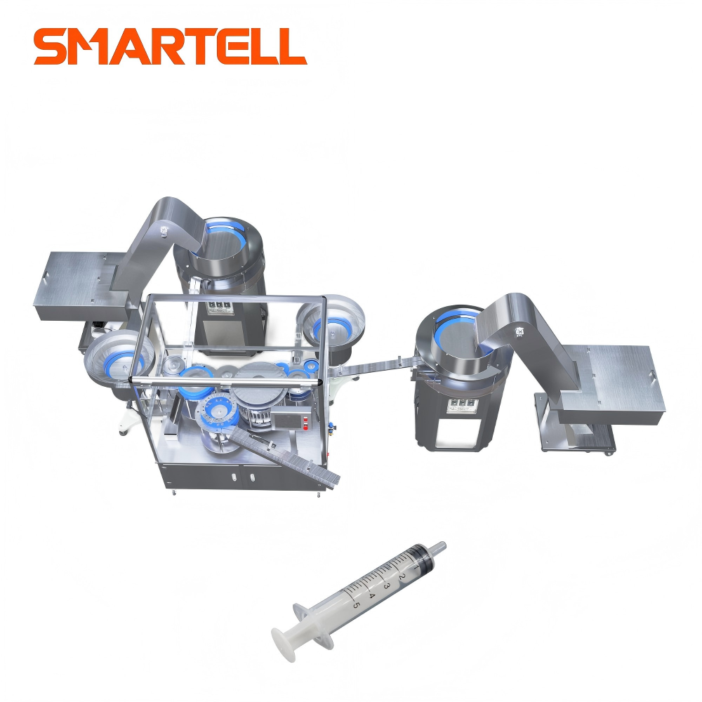 Tıp Endüstrisi Standartları Steril Luer Kayma Şırınga Montaj Makineleri