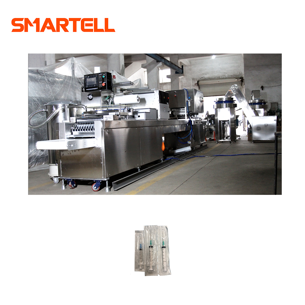 SMT-4420 Şırınga ve Diğer Tıbbi Ürün Paketleme Yumuşak Blister Makinesi