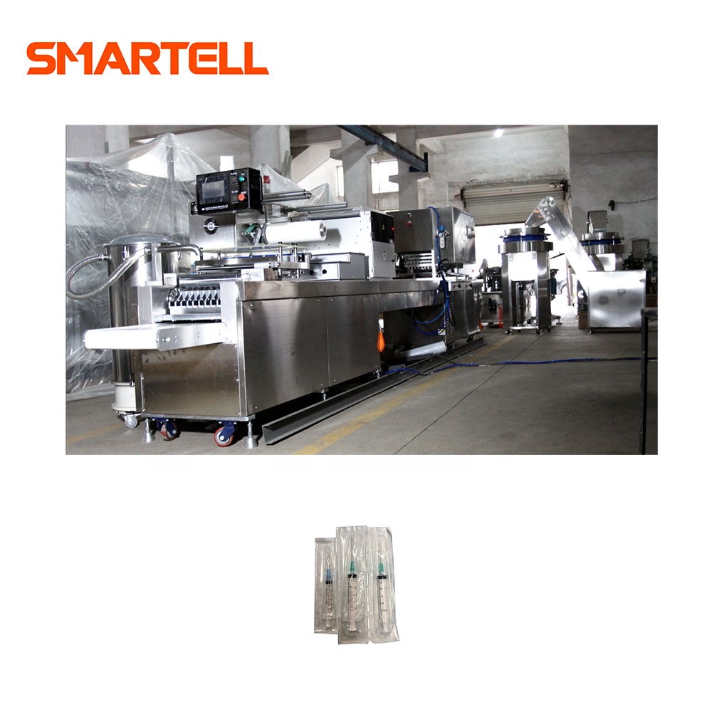 SMARTELL Şırınga Paketleme Otomatik Yükleme Makinesi, Tıbbi Paketleme Hattı için Yüksek Verimlilik