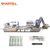 SMARTELL şerit paketleme makinesi tek kullanımlık şırınga için PE torba paketleme makinesi otomatik devre dışı bırakma şırınga güvenlik şırıngası