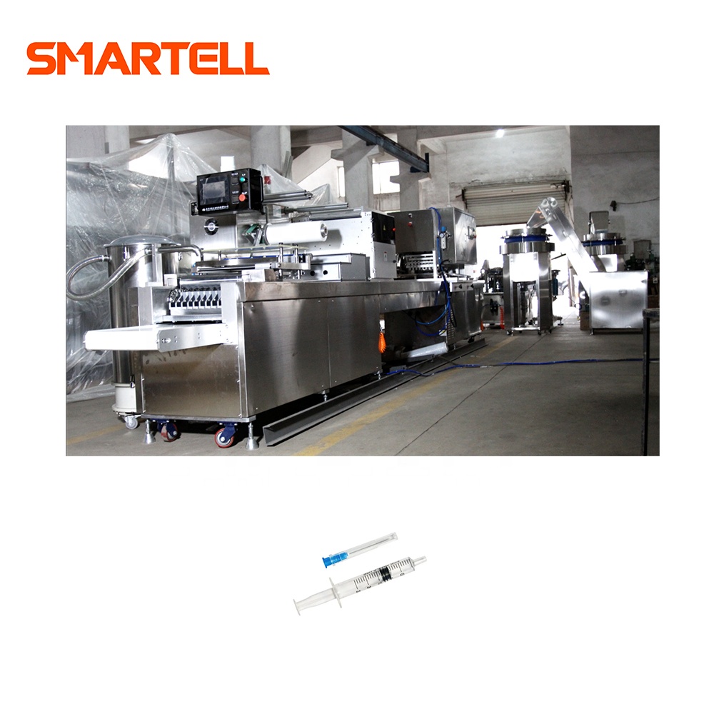 SMARTELL Tıbbi Şırınga Baskı Montaj Paketleme Makinesi