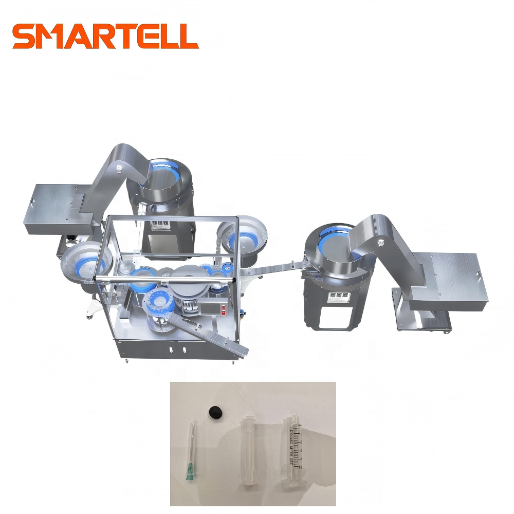 3 Parçalı Namlu Piston Contası Hipodemik İğne Şırınga Montaj Makinesi