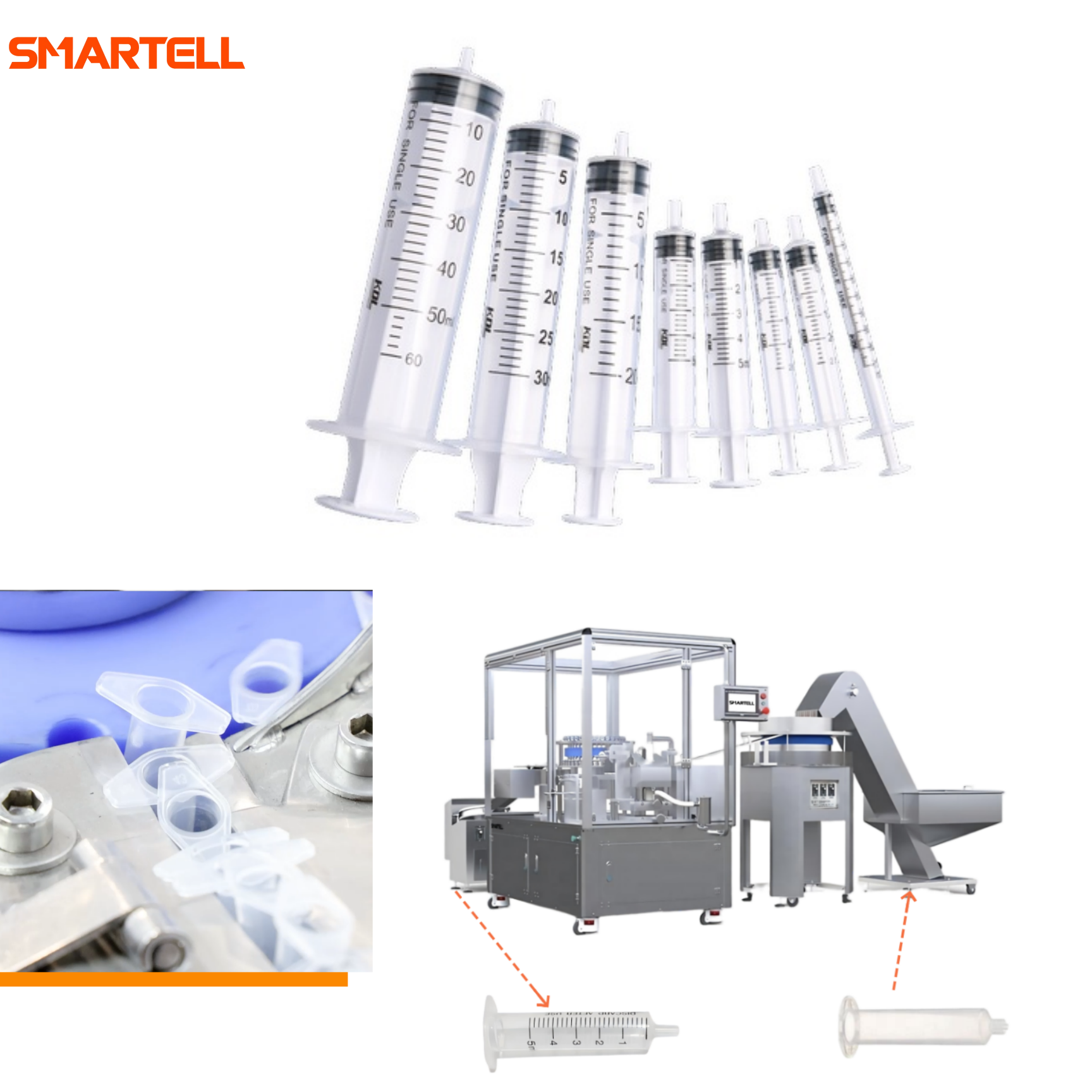 SMT-2001 Şırıngalar için Tampon Baskı Makinesi Çeşitli Fıçılara Düşük Arıza Oranı Yazdırıyor