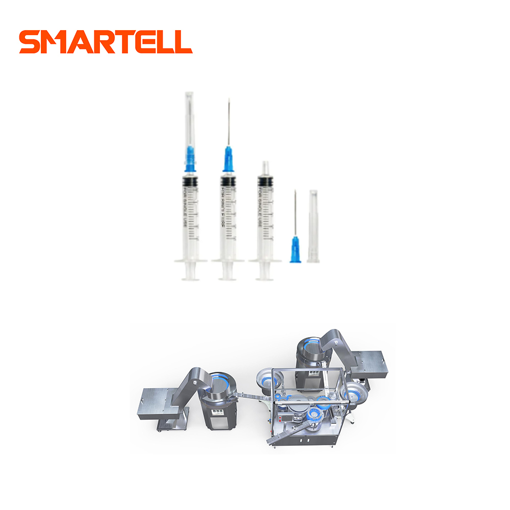 SMARTELL YENİ ÜRÜNLER 0.5ml 1ml Namlu Piston Contası İğne Montajı için Aşı Şırıngası Montaj Makinesi