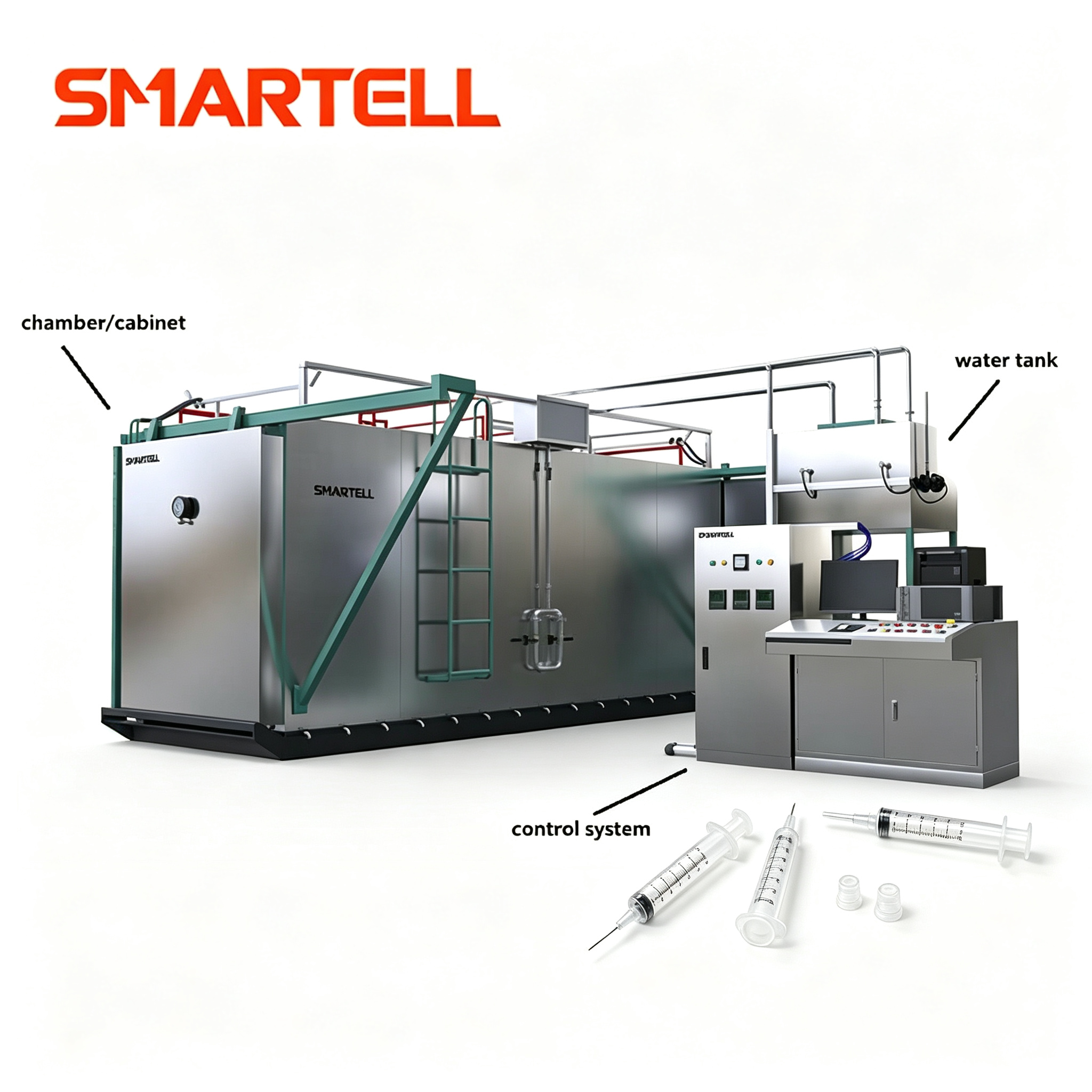 SMT-5020 Şırınga Üretim Hattı Etilen Oksit Sterilizasyon Makinesi için Özelleştirilmiş Yapılandırma EO