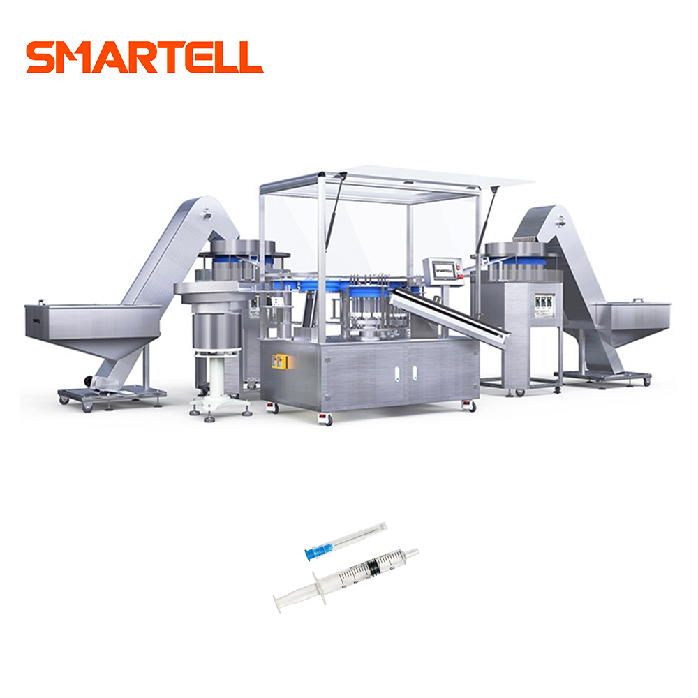 SMARTELL YENİ ÜRÜNLER 0.5ml 1ml Namlu Piston Contası İğne Montajı için Aşı Şırıngası Montaj Makinesi