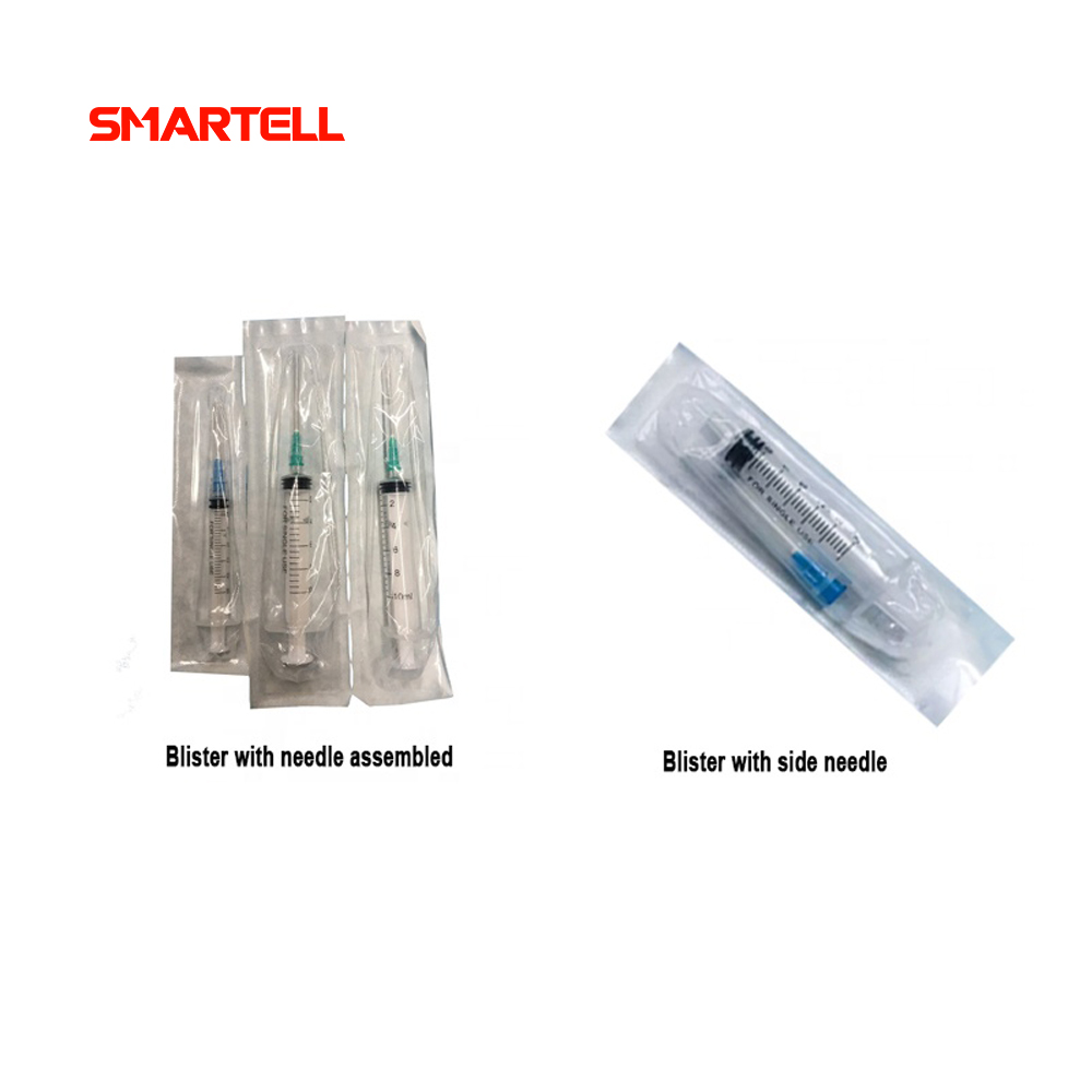 Tıbbi Ürünler Üretim Tesisi Üretim Hattı için Otomatik Yumuşak Blister Şırınga Paketleme Makinesi