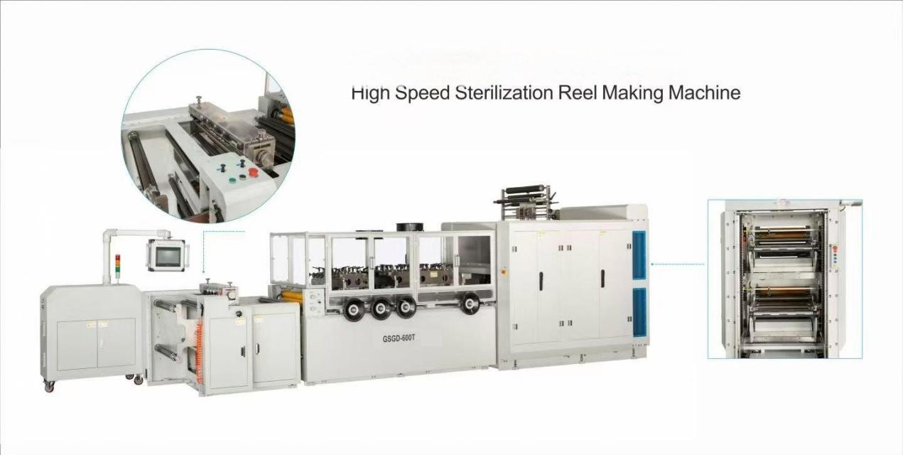  GSGD-600T Medikal Reel Kese Yapma Makinesi (Yüksek Hızlı)
