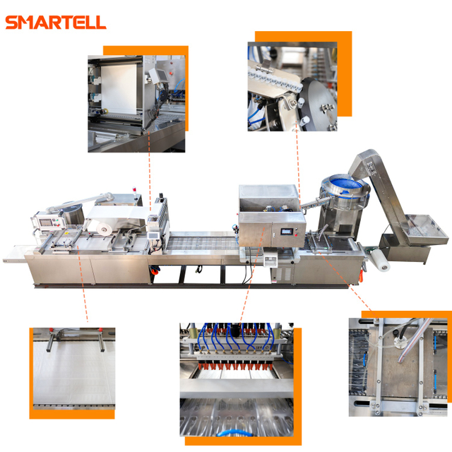 Tam Otomatik SMT-4420 Kağıt ve Film Yüksek Hızlı Paketleme Blister Ambalaj Makinası